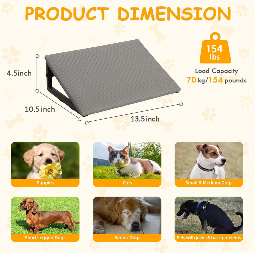 3-Pack Non-Slip Dog Ramp Stairs for Pets