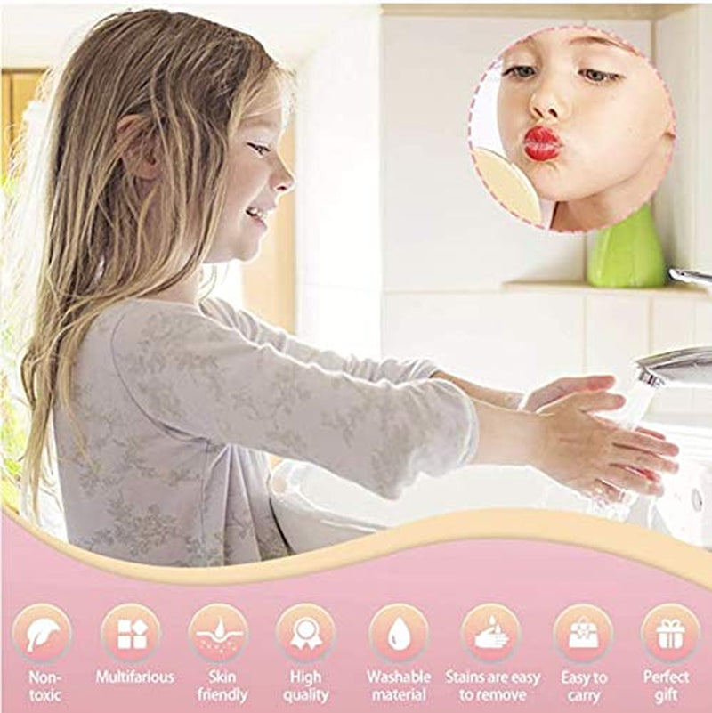 12Pc Roll-On Lip Gloss Set with Carrying Case