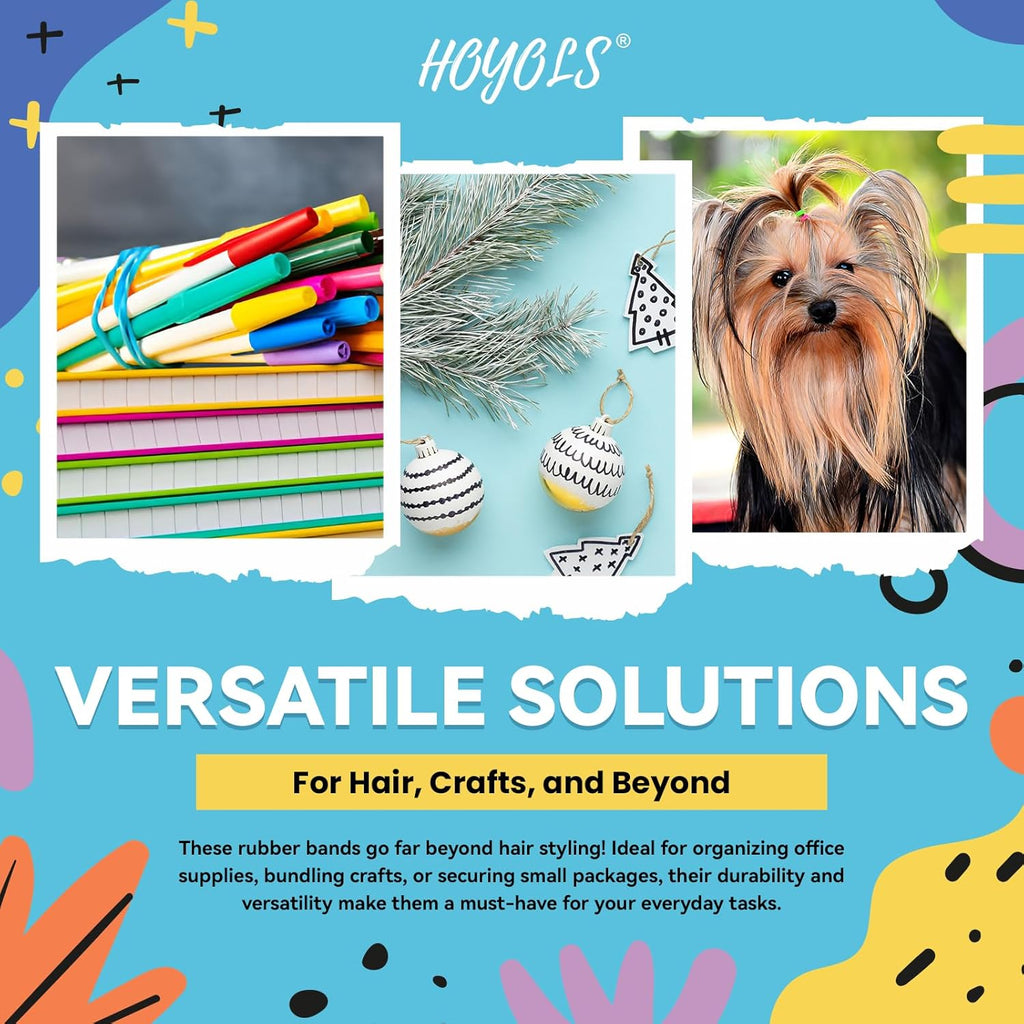 1500-Pcs Baby Hair Ties Pack