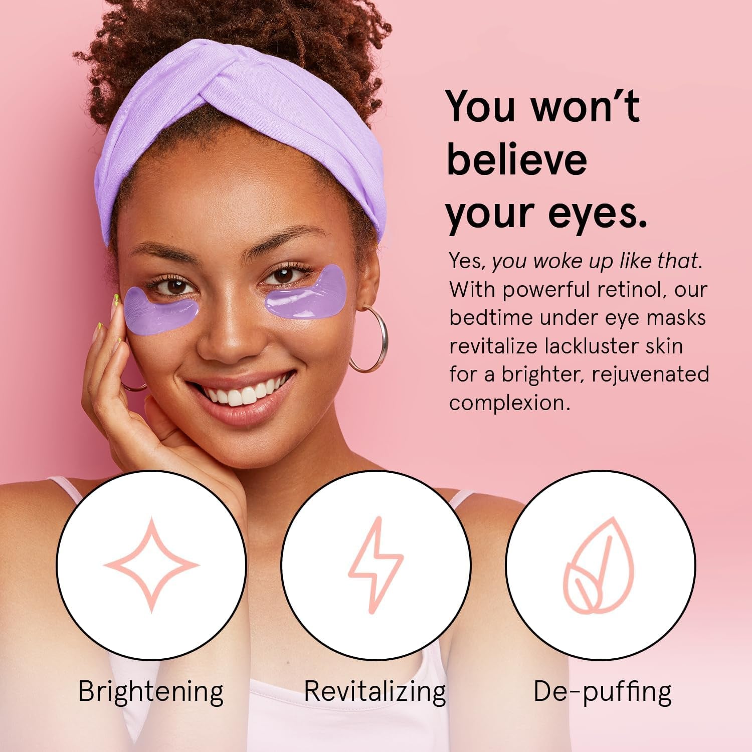 Retinol Eye Patches for Dark Circles & Puffiness