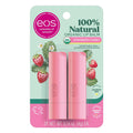 Natural Strawberry Lip Balm Sticks – 2 Pack