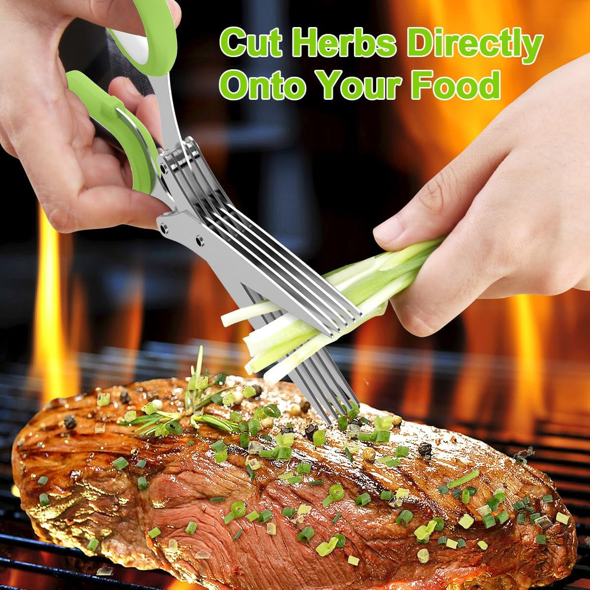 2025 Upgraded Herb Scissors – Green