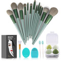 22PCS Makeup Brush Set – Green