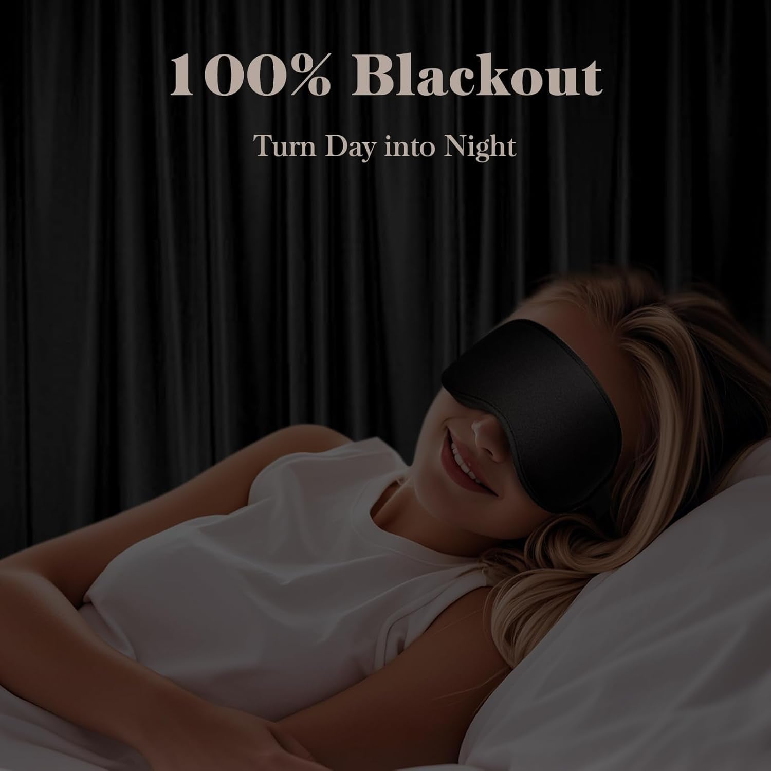 3D Sleep Mask – Pressure-Free & Light Blocking