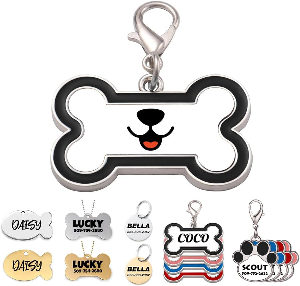 Customizable Dog & Cat ID Pet Tag