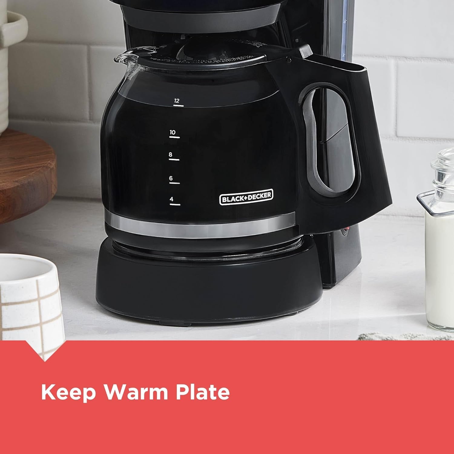 12-Cup Coffee Maker with Non-Drip Carafe