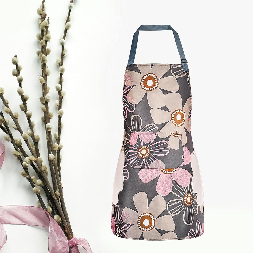 2-Pack Women’s Floral Waterproof Aprons