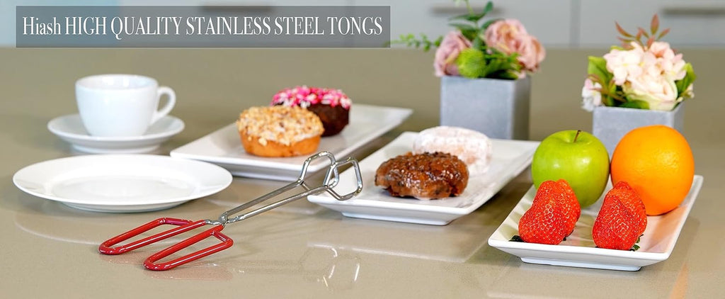 10-Inch Heavy Duty Stainless Steel Kitchen Tongs