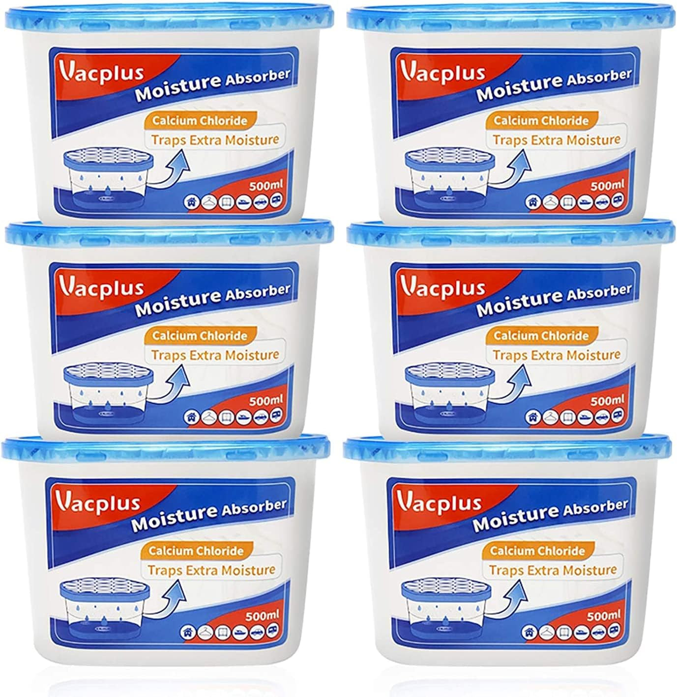 Moisture Absorbers 6 Pack – Fragrance Free