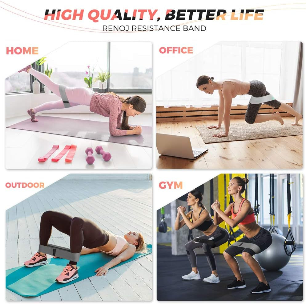 Resistance Bands Set – 3 Elastic Pilates Bands