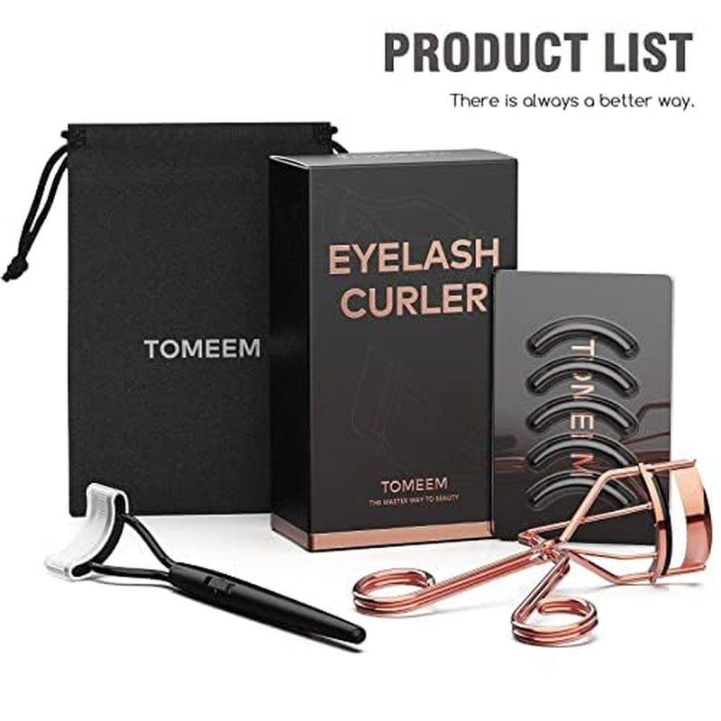 Eyelash Curler with Comb – Rose Gold