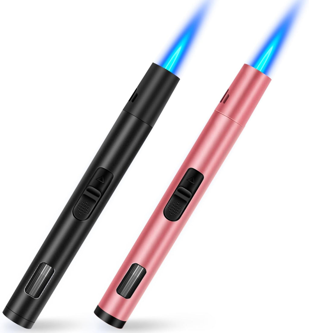 2-Pack Refillable Butane Torch Lighters